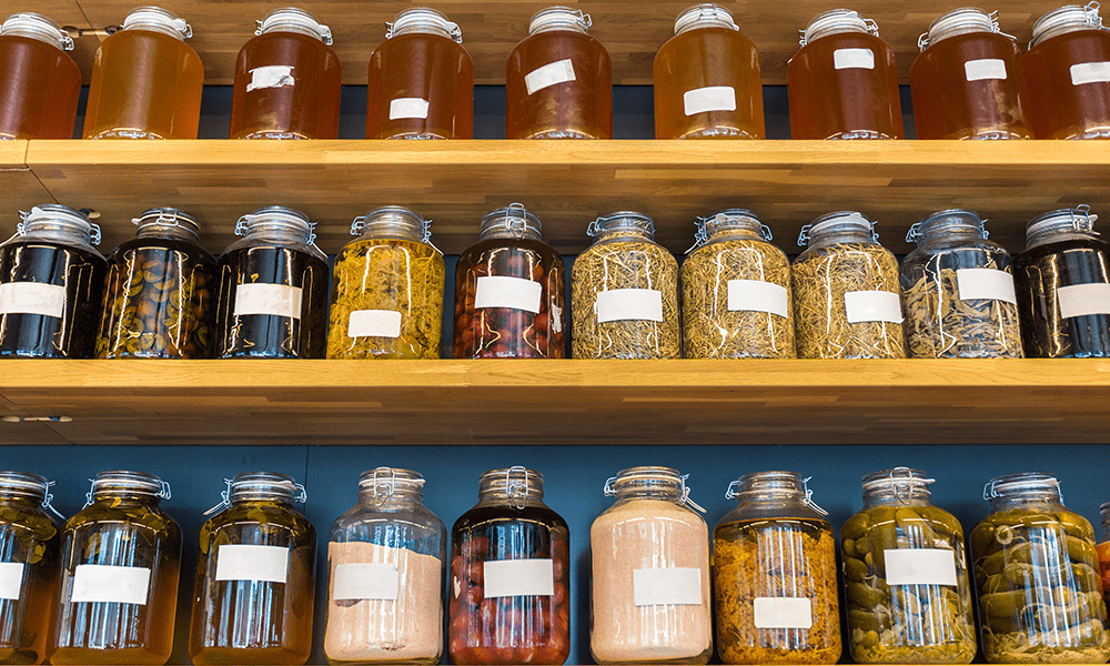 9 Clever Ways to Organize Your Pantry Jars Image