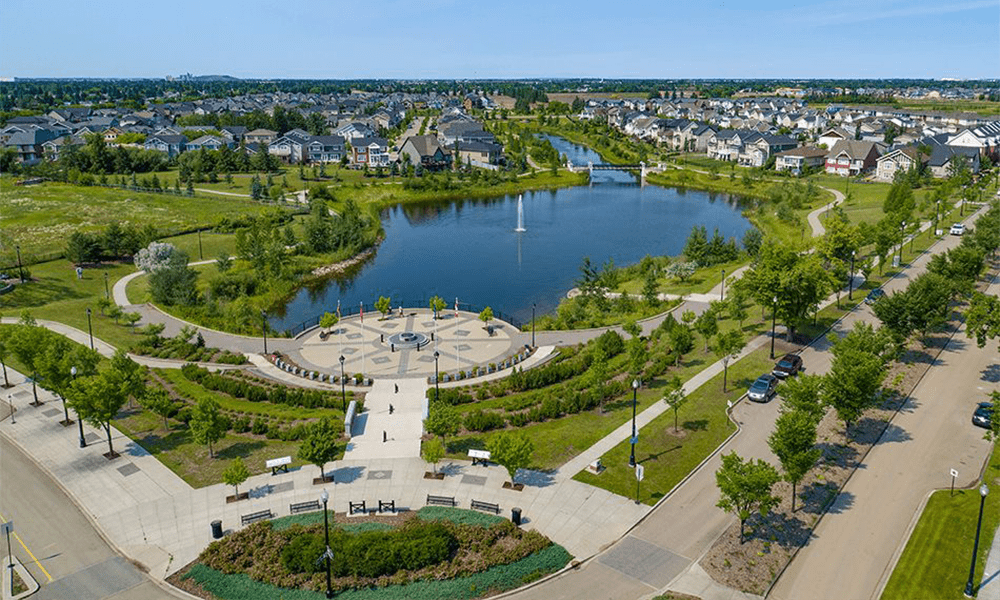 Edmonton Community Spotlight: Griesbach Aerial Image