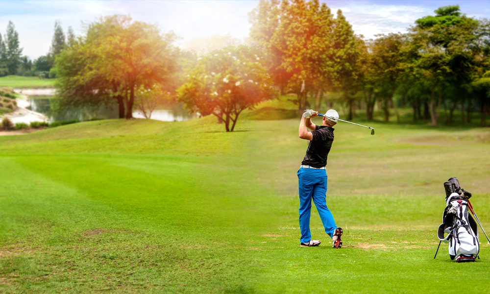 Golfing Image