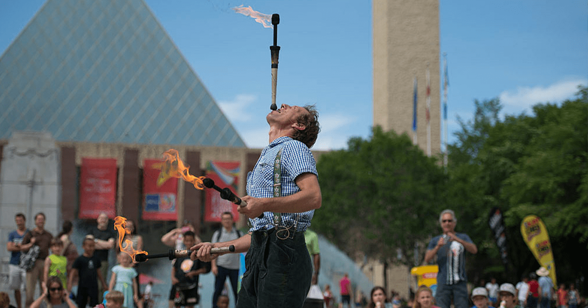 21 Edmonton Festivals to Look Forward to This Summer Street Performer Image